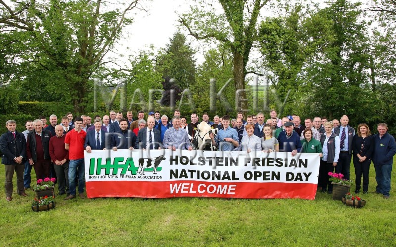 30-05-19, At the launch of the IHFA Open Day, Sponsors group, Charles Gallagher, CE IHFA; Patrick Gaynor, President of IHFA;  Henry, Liam, Marie, Julie and Mossy O’Keeffe of Radney Herd, hosts. The IHFA Open Day will be held at the Radney Herd, Freemount, Charleville, Co. Cork on Thursday 27th of June. All welcome. Photo Maria Kelly
